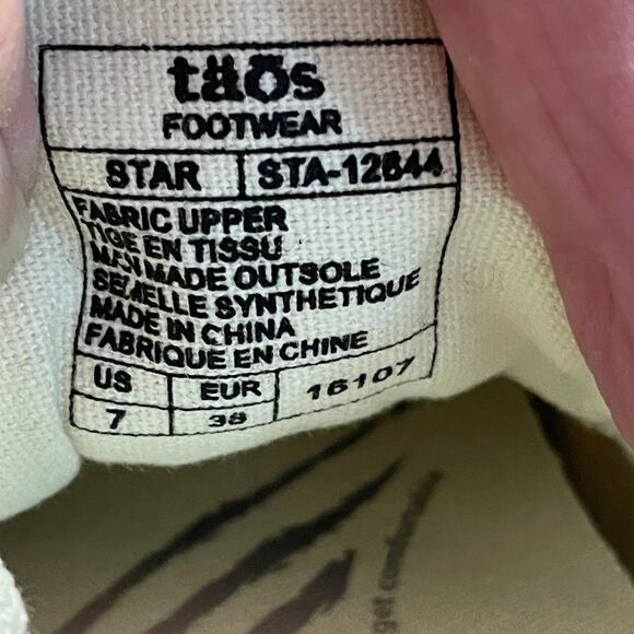 Taos Star Sneaker Blue Women's Size 7 STA-12644 New Without Box Condition - Picture 6 of 7